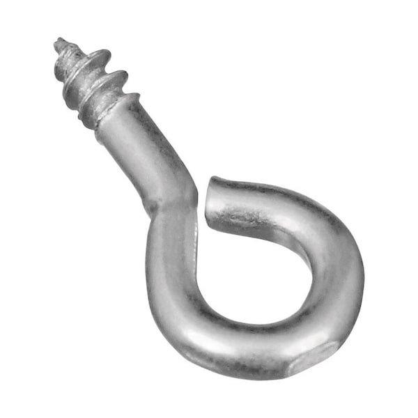 National Hardware 0.08 in. D X 5/8 in. L Zinc-Plated Steel Screw Eye 10 lb. cap. 14 pk N118-323 - main